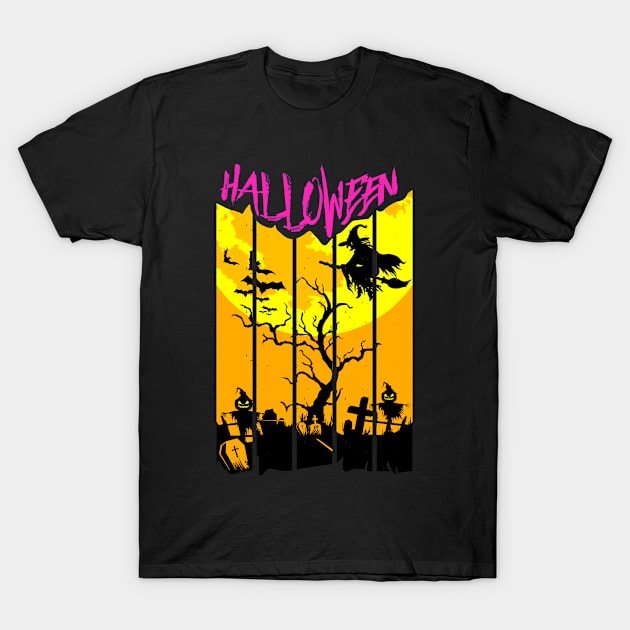 Halloween T-Shirt by VekiStore